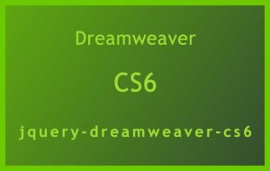 jquery dreamweaver cs6