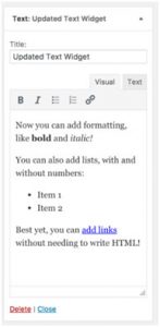 wordpress-ekdosi-4.8-text-widget
