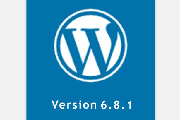 Έκδοση WordPress 6.8.1